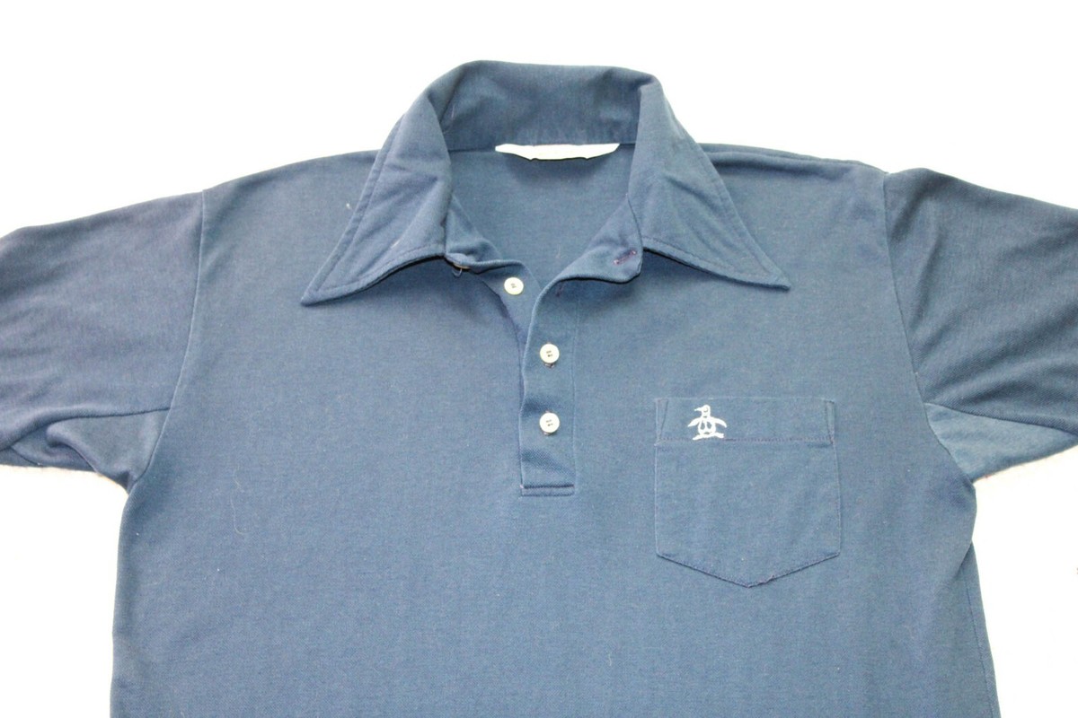 Grand Slam Penguin Vintage Polo Adult MEDIUM Blue Grand Slam Short