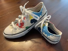 Converse All Star Junior White World Map Gym ...