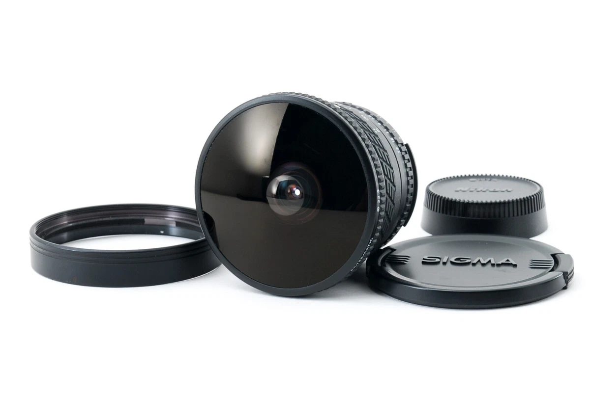 Sigma Fisheye Circular Image 8mm F 4 Filtermatic MF Lens for Nikon