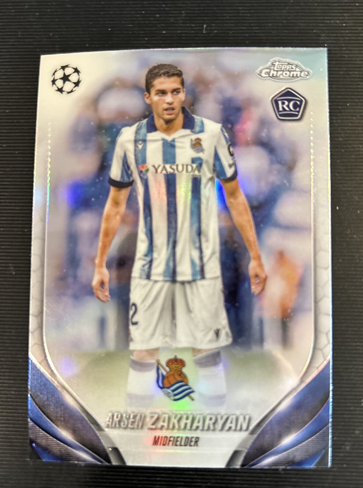 ARSEN ZAKHARYAN 2023-24 TOPPS CHROME UEFA ROOKIE RC SP REFRACTOR FREE SH #141