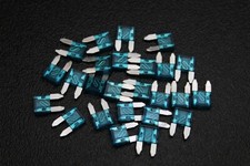 25 PACK ATM 15 AMP FUSES MINI FUSE BLADE STYLE CAR BOAT AUTOMOTIVE AUTO ATM15