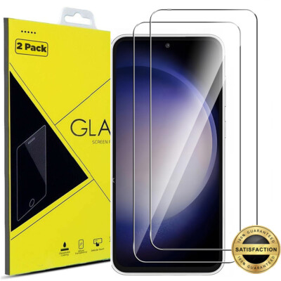 2x  Premium 9H Tempered Glass Screen Protector For Samsung Galaxy S23 FE