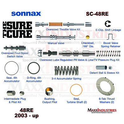 Sonnax SC-48RE Sure Cure Valve Body Kit Complete fits 48RE (03-10