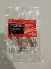 Everbilt Universal Brass Bowl to Floor Toilet Bolt Set-1/4" x 3 1/2"