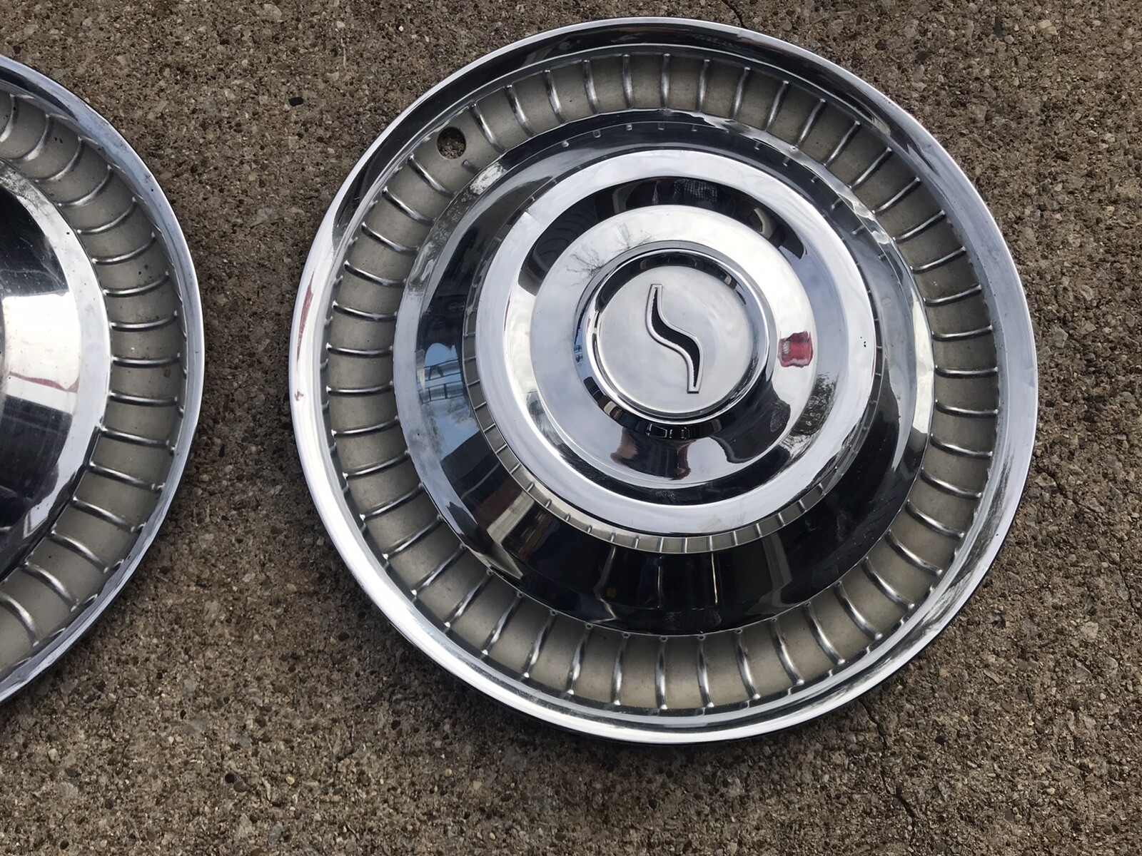 OEM Pair of 2) 15" Hub Caps Hubcaps Wheel Covers 19591964 Studebaker