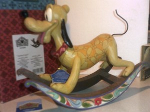 Jim Shore Disney Traditions PLUTO ROCKER BIG FIG NEW LOOK!!! Retired RARE Large | eBay