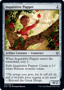 Inquisitive Puppet x4 - Throne of Eldraine - NM-Mint, English - Throne of Eldrai