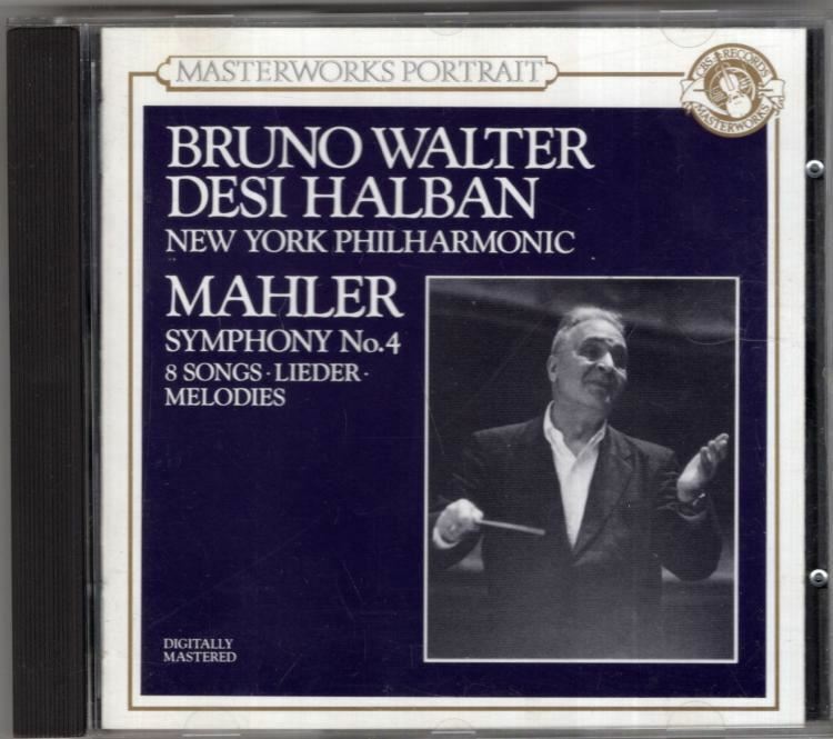 Mahler. Symphony No. 4. Lieder Und Gesänge Aus Der Jugendzeit :  Bruno Walter