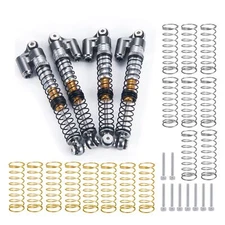 4Pcs Aluminum Alloy RC Shock 53mm Adjustable Shocks Absorber Dampers Threaded...