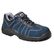 Image of Portwest Steelite Perforated Steel Toe Cap Trainers Blue Size 6