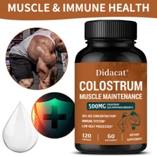 Bovine Colostrum 500mg - Gut, Hair And Skin Health, Immune Support