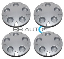 New 1999-2004 Chevrolet S10 Blazer Xtreme Wheel Hub Center Caps Set Silver