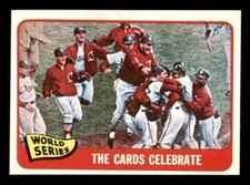 1965 Topps Baseball #139 World Series Summary (The Cards Celebrate) EX/MT *f1
