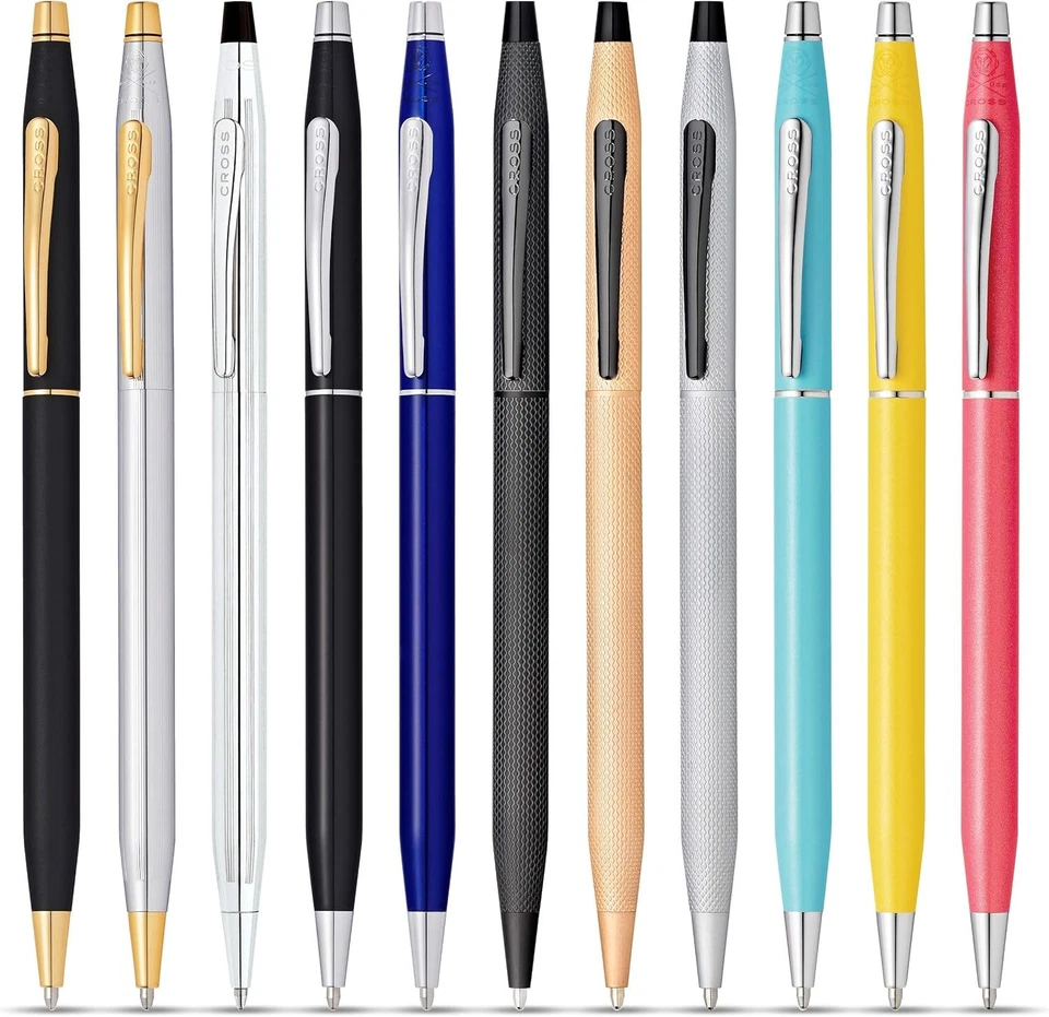 Bolígrafo Cross Classic Century negro cepillado regalo en caja garantía de por vida Foto 4 de 4