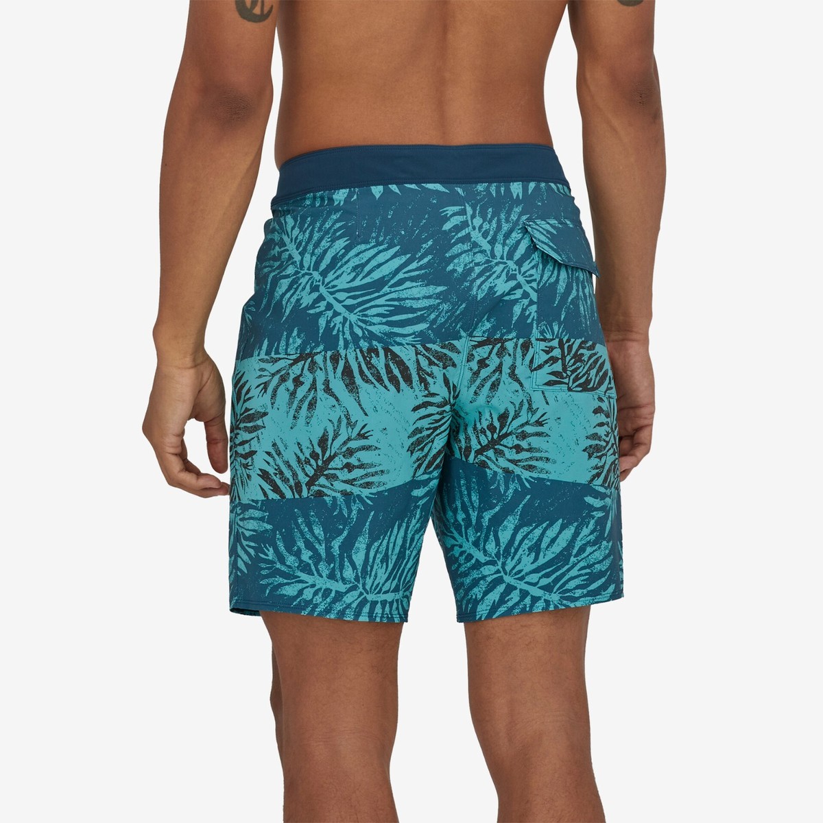 NEW PATAGONIA Men's HYDROPEAK Bathing Suit Size 38 Teal Board