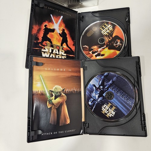 Star Wars DVD Prequel Trilogy 2 / 3 & Original Trilogy 4-6 Movies - Picture 3 of 3