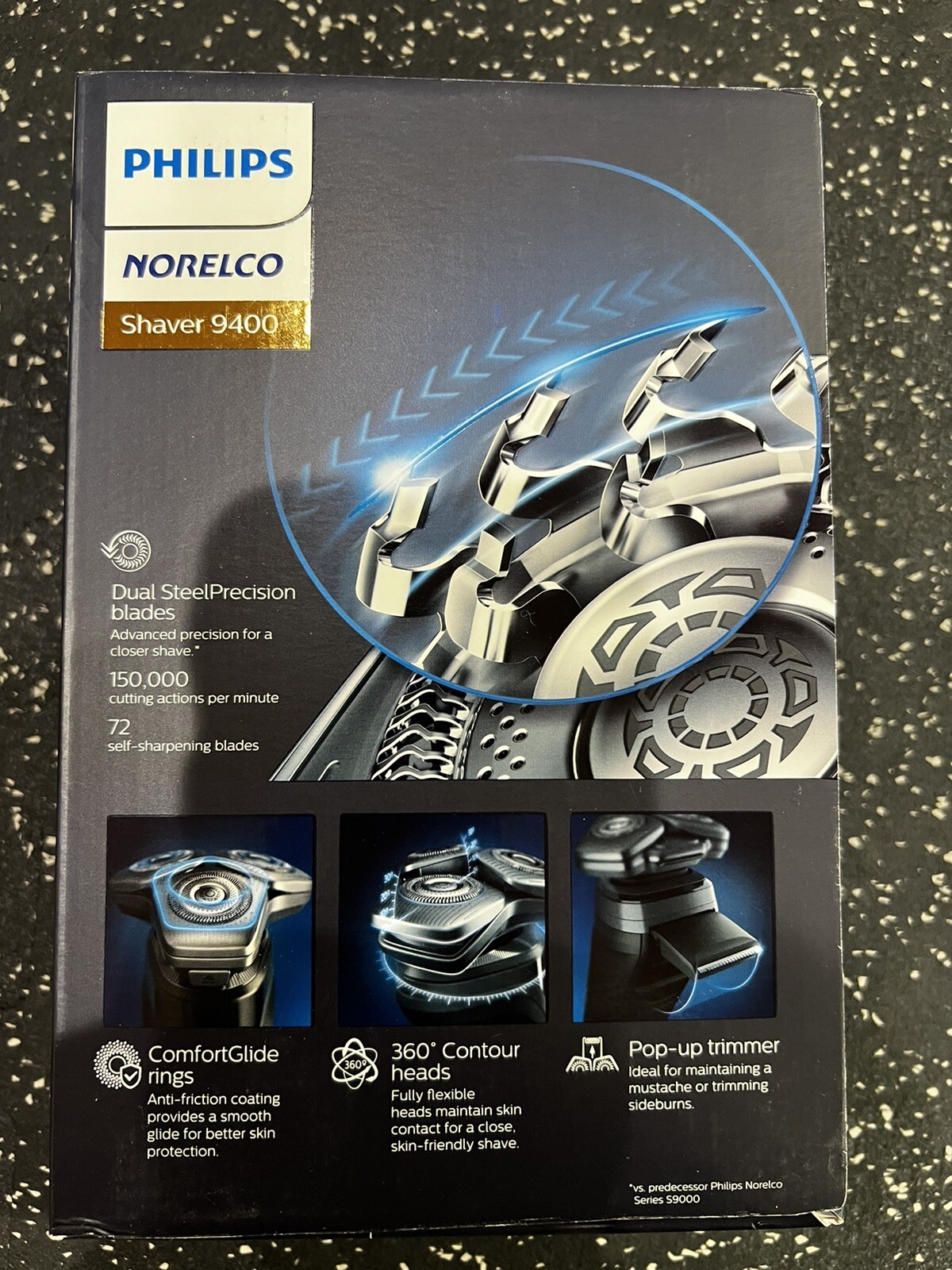 Philips Norelco Series 9400 Wet & Dry Men's Rechargeable Electric Shaver