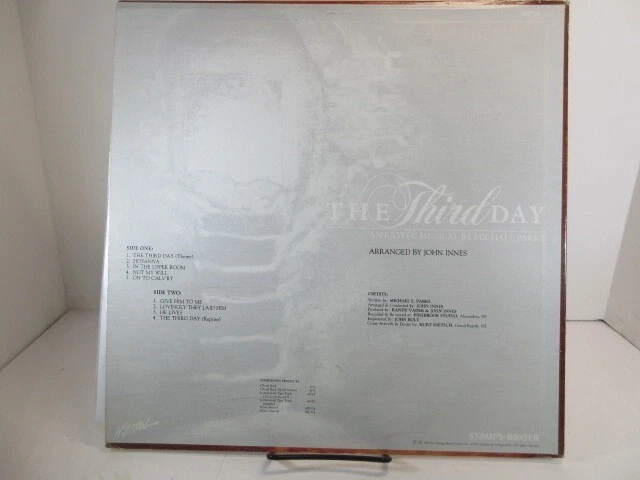 The Third Day An Easter Musical By Michael Parks LP Record Ultrasonic Clean NM - Image 2 of 4