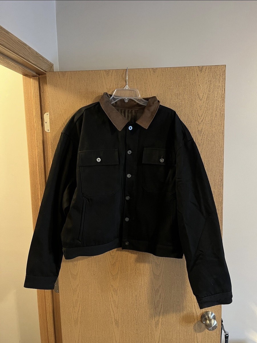 Yeezy Season 6 Black Denim Jacket Sample Size XL | eBay