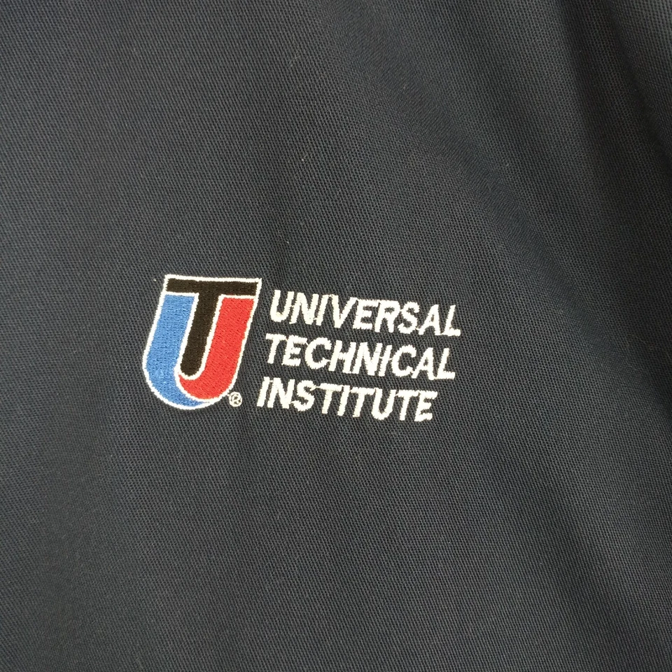 Red Kap Work Jacket Men's Size M-LN Blue Universal Technical Institute Pockets - Image 3 of 4