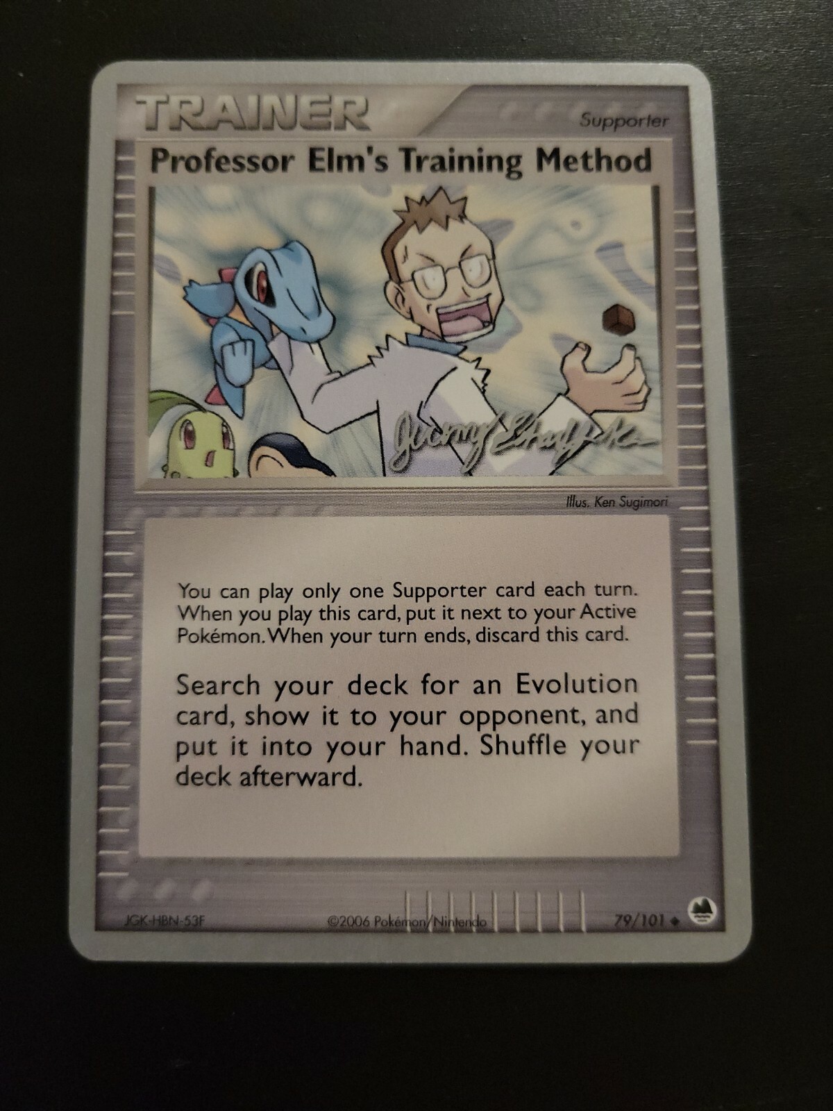 Pokemon Card Dragon Frontiers 2006 Professor Elm's Training Method 79/101 WC 07