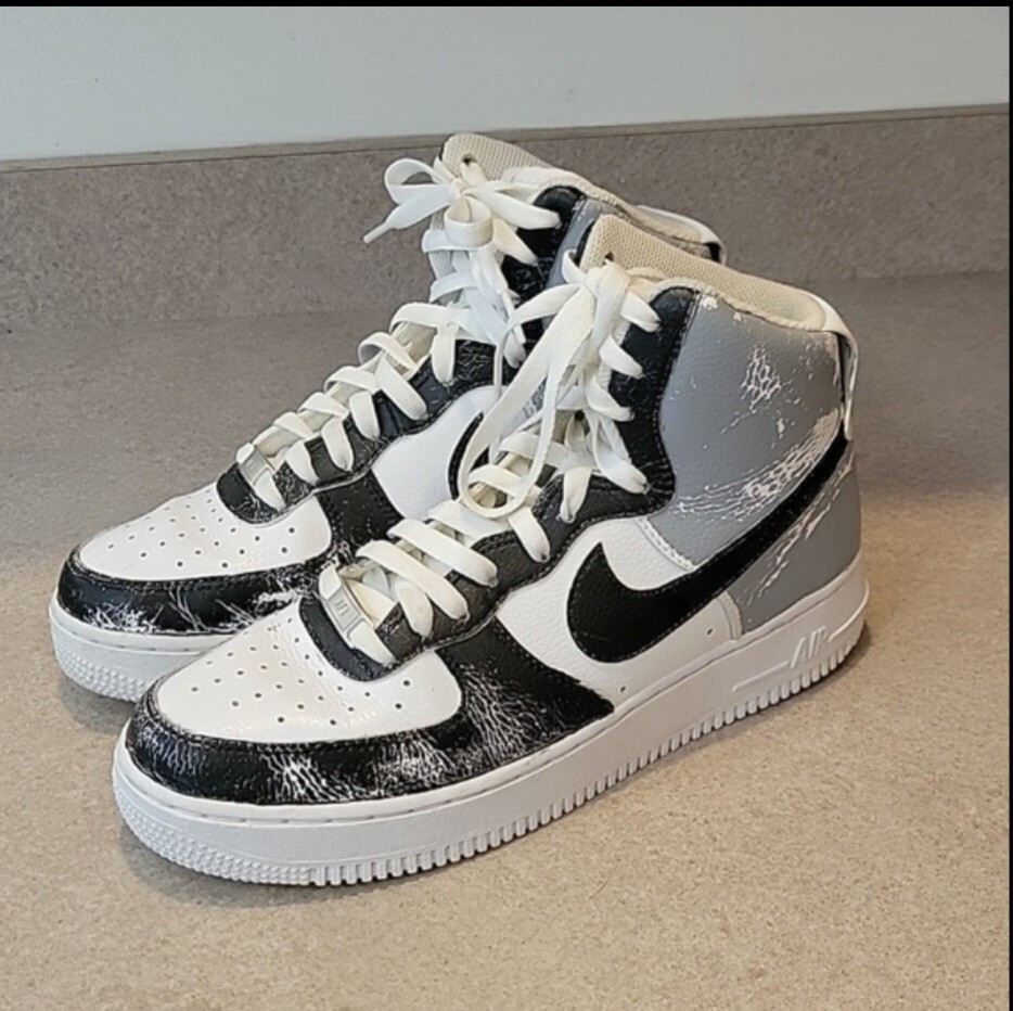 Custom Color Nike Air Force One High Tops Sneakers  men's 8