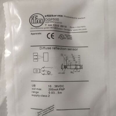 One New IFM OGP500 Sensor OGP500 Fast Shipping 