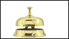 Campanello da tavolo hotel reception in ottone lucido casa ristorante albergo