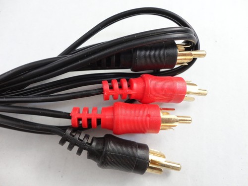 6ft. Patchkabel Dual RCA Audio Stecker Kabel GOLD RCA an jedem Ende, 6 Fuß. 6'