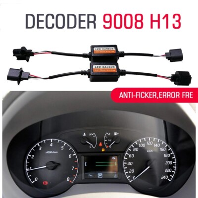 2x Car LED Headlamp Decoder Warning Canceler Canbus Error Free Load Resistor