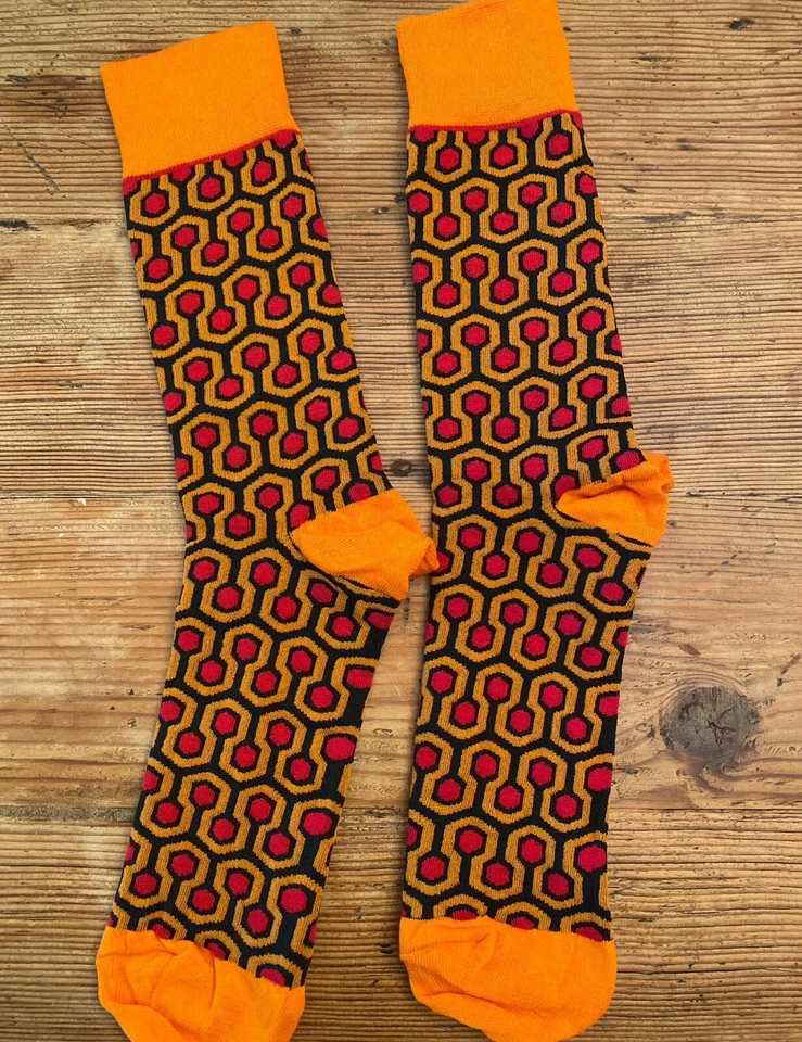 The SHINING sock inspired OVERLOOK HOTEL rug inspired crew sock - Image 2 of 4