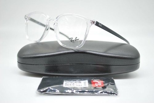 NEW RAY BAN RB 7185 5943 TRANSPARENT AUTHENTIC EYEGLASSES FRAMES RX 52-18 |  eBay