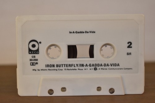 Iron Butterfly - In A Gadda Da Vida Cassette Tape 1988 Good Condition VTG - Picture 8 of 9