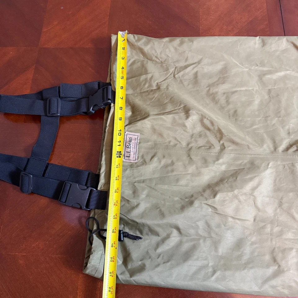 LL Bean Hombre Pecho Medio Vadeadores Pesca Bootfoot Impermeable Nylon Equipo Foto 4 de 4