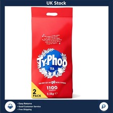 Typhoo Everyday Black Tea • 2200 Bags • ethically sourced & full-flavoured 0.03 per strip