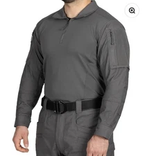 First Tactical Men's Defender Long Sleeve Shirt Wolf Grey Large - New