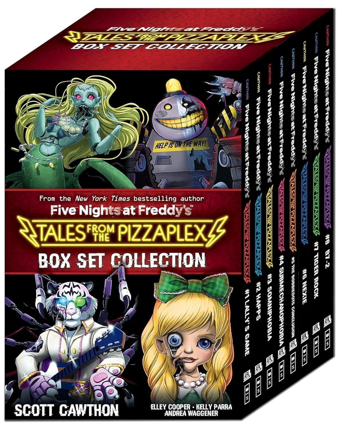 Five Nights at Freddy's Tales from the Pizzaplex By Scott Cawthon 8 Books Boxset