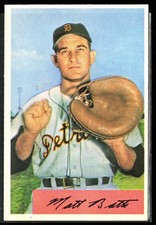 Matt Batts 1954 Bowman C #183 Detroit Tigers