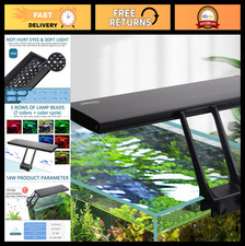24/7 Clip-On LED Aquarium Light, Adjustable Timer, 7 Colors, Moonlight DIY Mod