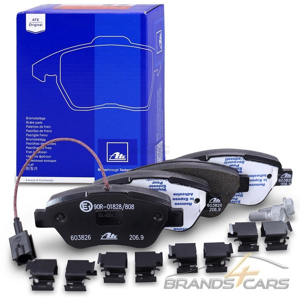 ATE Satz BremsbelÄGe BremsklÖTze Vorne FÜR Fiat Grande Punto 199 1.2-1.4 05-11-image