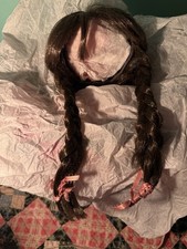 Vintage Synthetic Human Hair Type Doll Wig Long Braids