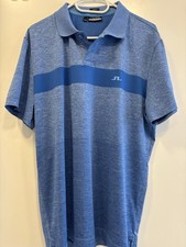 Golf Shirt, J.LINDEBERG, Gr. L, blau, gebraucht