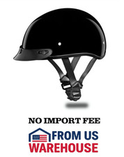 Junior Skull Cap DOT Kids Half Helmet Medium Youth Skull Motorcycle Helmet