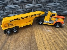 Tyco Electric Trucking US1 Slot Gravel Supply Company Semi Truck  Trailer