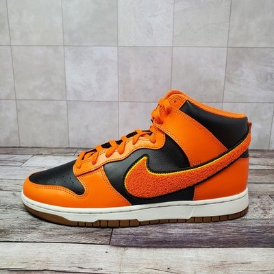 Nike Dunk High Retro University Black Safety Orange DR8805 002