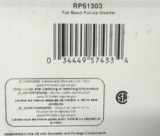 Delta Lahara RP51303 Diverter Tub Spout,Chrome NEW 