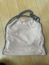 Stella McCartney Farabella Fold-Over Chain Shoulder Bag Tote Bag Beige