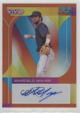 2022 Leaf Vivid Orange 10/10 Marcelo Mayer #BA-MM7 Auto uk2