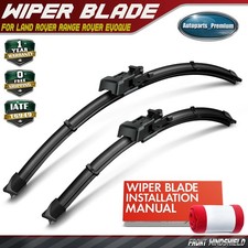 2pcs Front 23" & 22" Windshield Wiper Blades for Land Rover Range Rover Evoque
