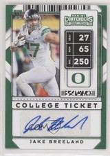 2020 Panini Contenders Draft Picks College Ticket Jake Breeland #142 Auto 03xg
